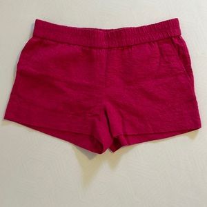 J crew fuchsia shorts